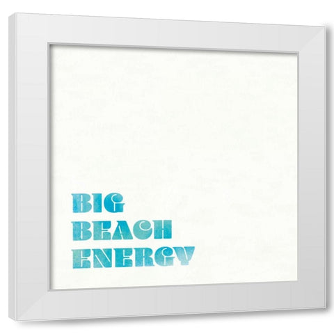 Beach Sayings IV White Modern Wood Framed Art Print by Wild Apple Portfolio