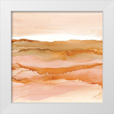 Desertscape I Oasis White Modern Wood Framed Art Print by Paschke, Chris