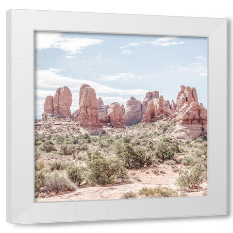 Oasis Day Hike III Crop White Modern Wood Framed Art Print by Urquhart, Elizabeth