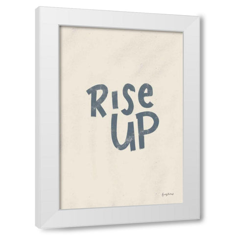 Rise Up II Neutral White Modern Wood Framed Art Print by Thorns, Becky