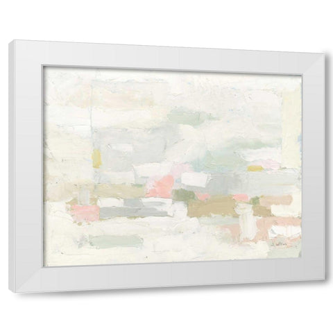 Soft Hues White Modern Wood Framed Art Print by Wiens, James