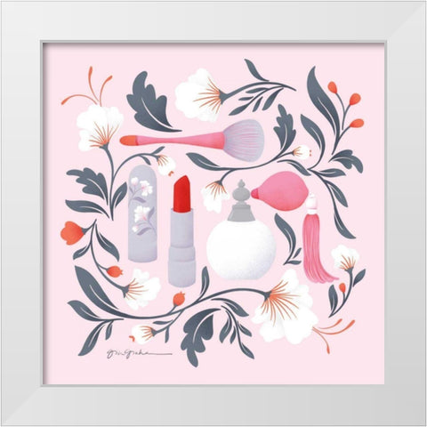 Glam Squad II White Modern Wood Framed Art Print by Graham, Gia