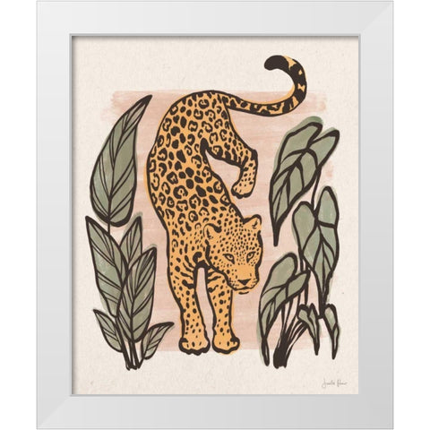 Jungle Cats I White Modern Wood Framed Art Print by Penner, Janelle