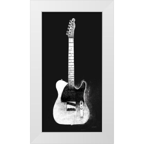 Garage Band I WB White Modern Wood Framed Art Print by Schick, Mike