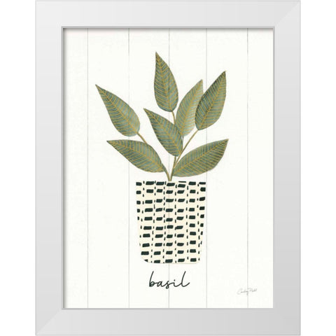 Herb Garden VII White Modern Wood Framed Art Print by Prahl, Courtney