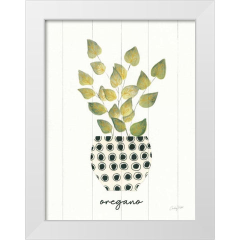 Herb Garden VIII White Modern Wood Framed Art Print by Prahl, Courtney