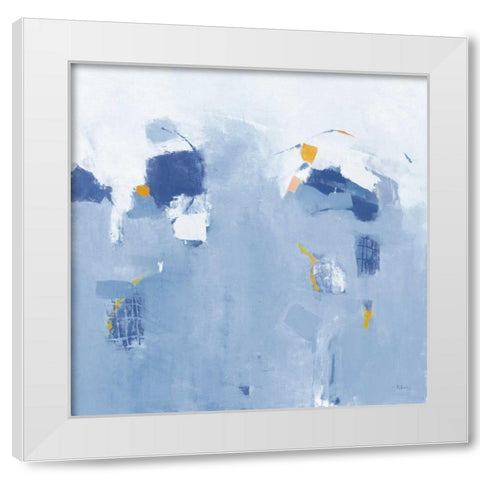 Color Splash White Modern Wood Framed Art Print by Adams, Phyllis