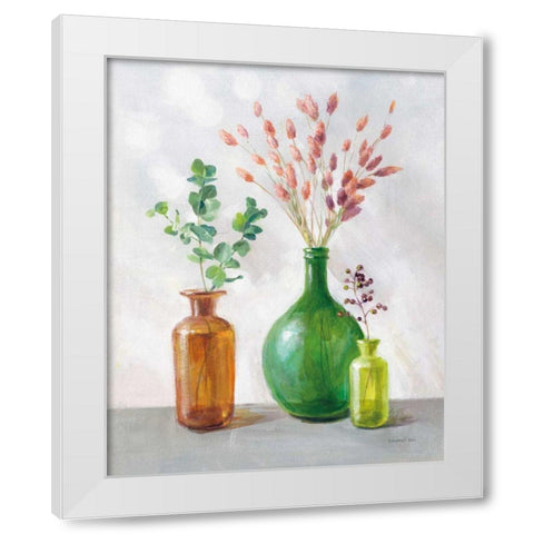 Natural Riches II White Modern Wood Framed Art Print by Nai, Danhui