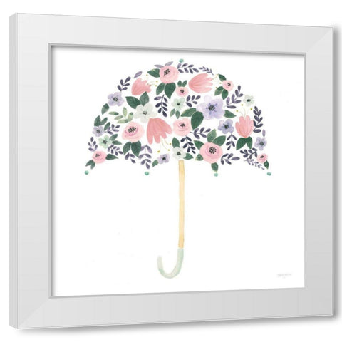 Lets Chase Rainbows XXII Purple White Modern Wood Framed Art Print by Jackson, Jenaya