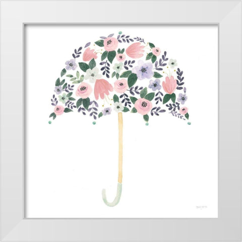 Lets Chase Rainbows XXII Purple White Modern Wood Framed Art Print by Jackson, Jenaya