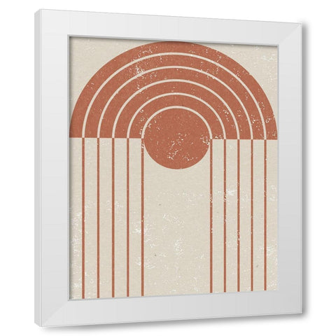 Gate I White Modern Wood Framed Art Print by Hershey, Moira