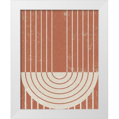 Gate II White Modern Wood Framed Art Print by Hershey, Moira