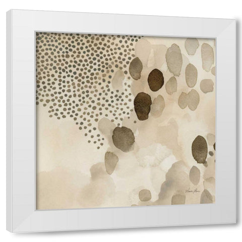 Natural Abstract II Crop I White Modern Wood Framed Art Print by Horn, Laura