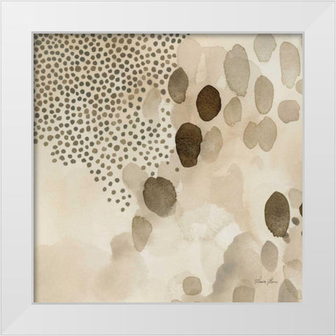Natural Abstract II Crop I White Modern Wood Framed Art Print by Horn, Laura