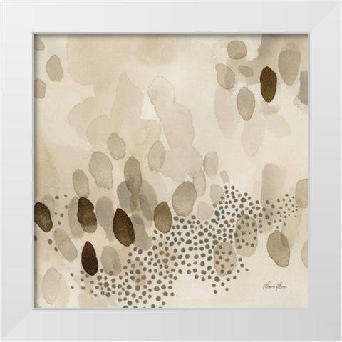 Natural Abstract II Crop II White Modern Wood Framed Art Print by Horn, Laura