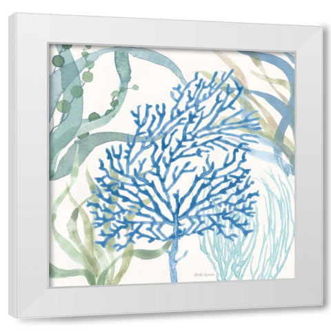 Soft Shores VI White Modern Wood Framed Art Print by Grove, Beth