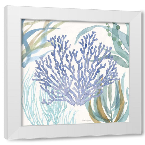 Soft Shores VIII White Modern Wood Framed Art Print by Grove, Beth