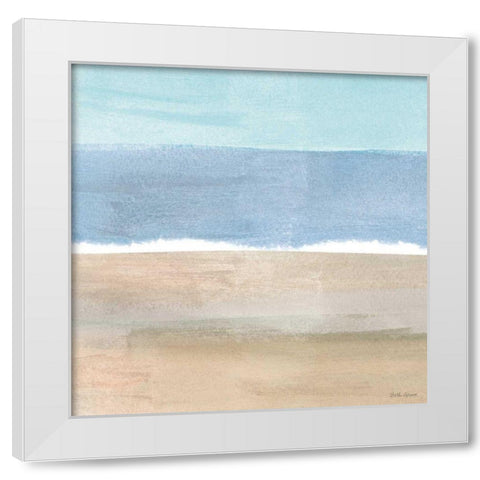 Soft Shores X White Modern Wood Framed Art Print by Grove, Beth