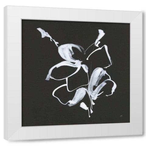 Wildflowers I White Modern Wood Framed Art Print by Paschke, Chris