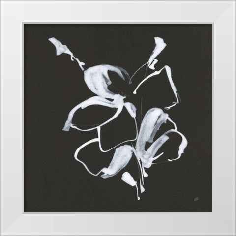 Wildflowers I White Modern Wood Framed Art Print by Paschke, Chris