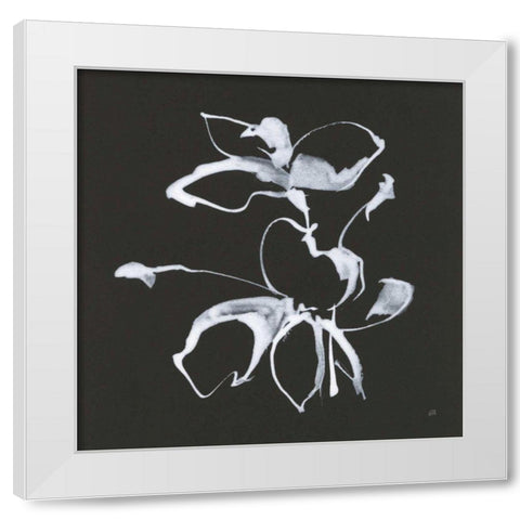 Wildflowers III White Modern Wood Framed Art Print by Paschke, Chris