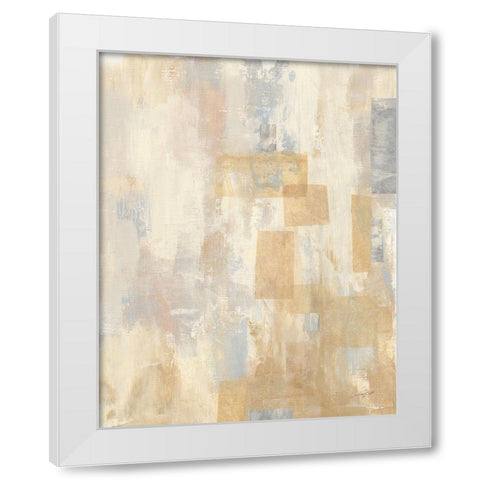 Afternoon V White Modern Wood Framed Art Print by Prahl, Courtney