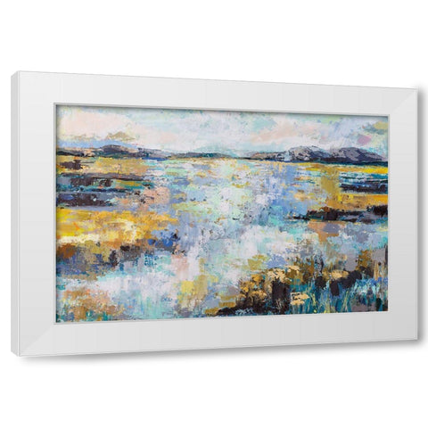 A Cool Day White Modern Wood Framed Art Print by Vertentes, Jeanette