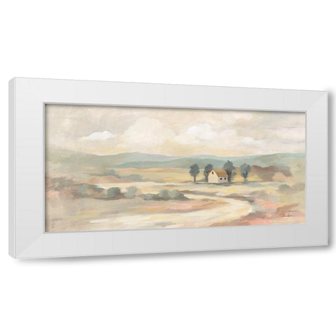White Road White Modern Wood Framed Art Print by Vassileva, Silvia