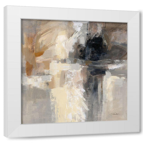 Wings White Modern Wood Framed Art Print by Vassileva, Silvia