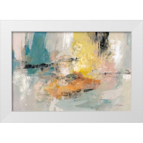 Seaside Ambience White Modern Wood Framed Art Print by Vassileva, Silvia