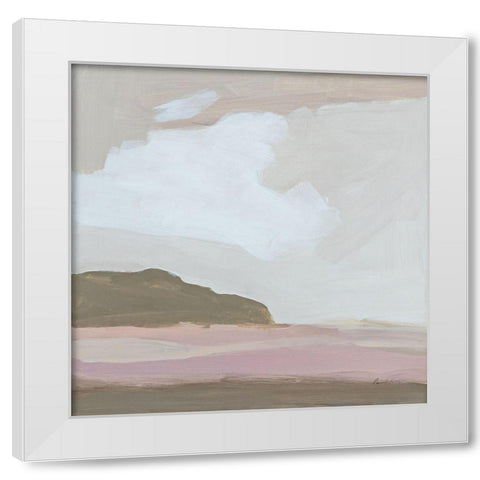 Neo Landscape White Modern Wood Framed Art Print by Munger, Pamela