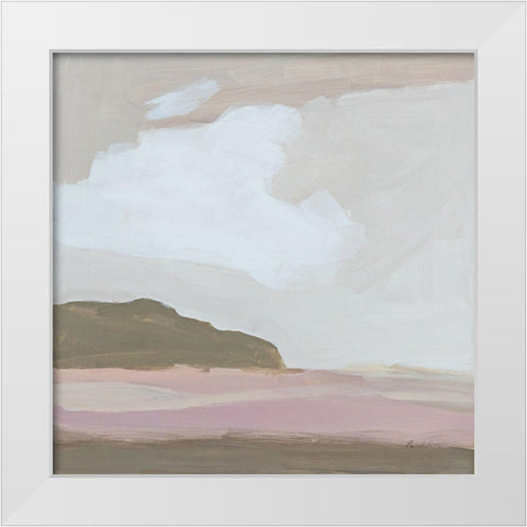 Neo Landscape White Modern Wood Framed Art Print by Munger, Pamela
