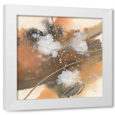 Divided Universe I White Modern Wood Framed Art Print by Paschke, Chris