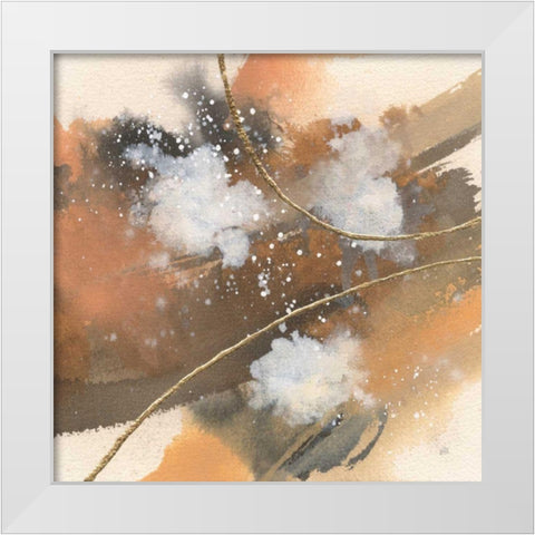 Divided Universe I White Modern Wood Framed Art Print by Paschke, Chris