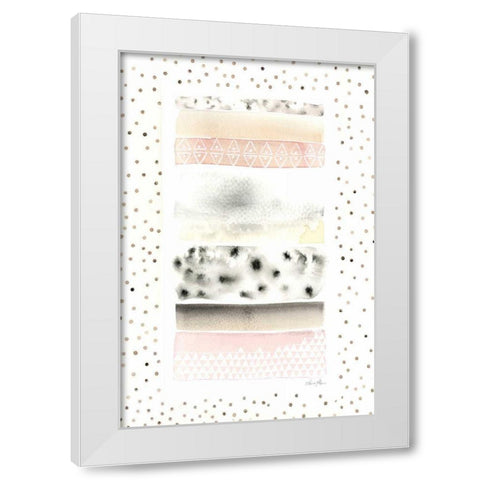 Cosy White Modern Wood Framed Art Print by Horn, Laura