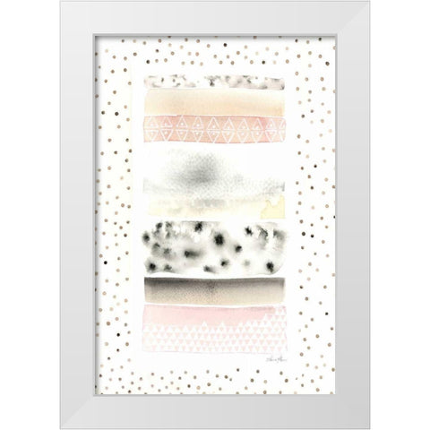 Cosy White Modern Wood Framed Art Print by Horn, Laura