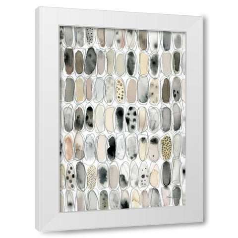 Spirited White Modern Wood Framed Art Print by Horn, Laura