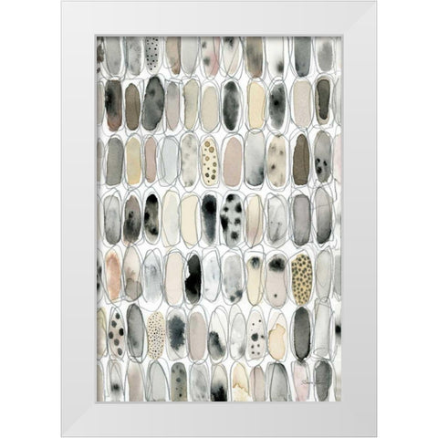 Spirited White Modern Wood Framed Art Print by Horn, Laura