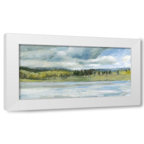 Interior Lake I White Modern Wood Framed Art Print by Wiens, James