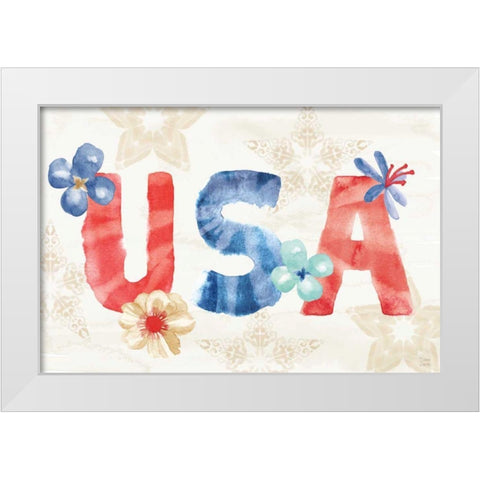 Oh My Stars V White Modern Wood Framed Art Print by June, Dina