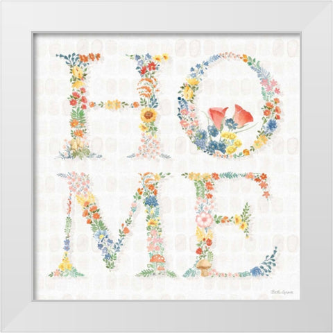 Gardenscape VIII White Modern Wood Framed Art Print by Grove, Beth