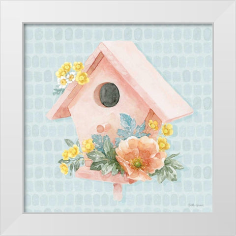 Gardenscape XI White Modern Wood Framed Art Print by Grove, Beth