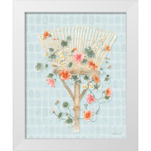 Gardenscape XII White Modern Wood Framed Art Print by Grove, Beth