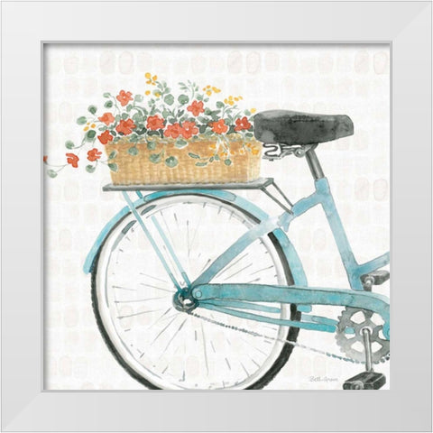 Gardenscape XVI White Modern Wood Framed Art Print by Grove, Beth