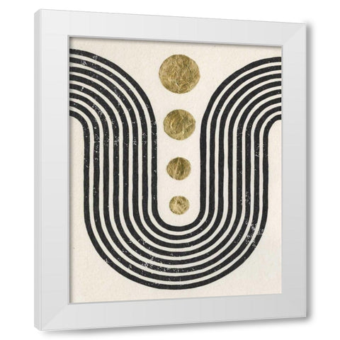 Good Vibrations II White Modern Wood Framed Art Print by Hershey, Moira