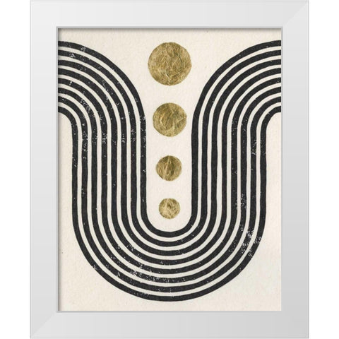 Good Vibrations II White Modern Wood Framed Art Print by Hershey, Moira