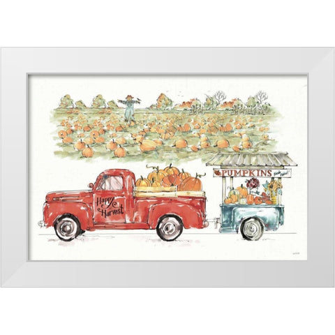 Country Harvest II White Modern Wood Framed Art Print by Tavoletti, Anne
