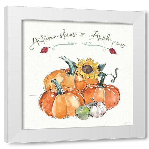 Country Harvest III White Modern Wood Framed Art Print by Tavoletti, Anne