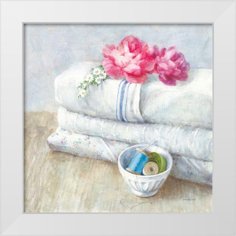 Laundry Day IV White Modern Wood Framed Art Print by Nai, Danhui