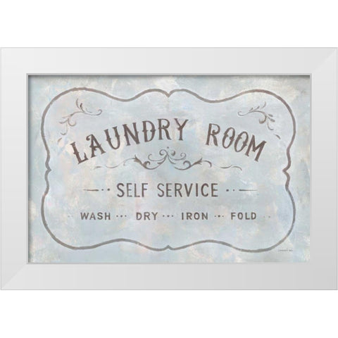 Laundry Day VII White Modern Wood Framed Art Print by Nai, Danhui